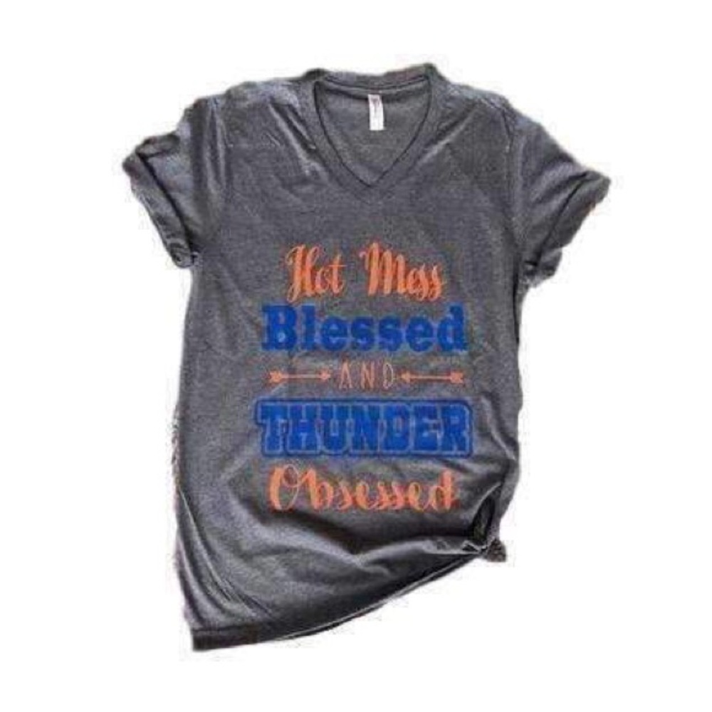 Hot Mess Blessed Thunder Basketball